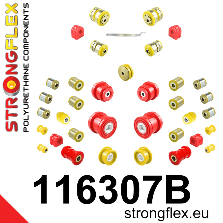116307B: Kompletny zestaw zawieszenia Strongflex