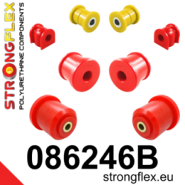 086246B: Zestaw przedniego zawieszenia i tylnej belki Strongflex