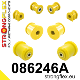 086246A: Zestaw przedniego zawieszenia i tylnej belki SPORT Strongflex