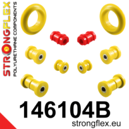 146104B: Zestaw przedniego zawieszenia i tylnej belki Strongflex