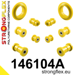 146104A: Zestaw przedniego zawieszenia i tylnej belki SPORT Strongflex