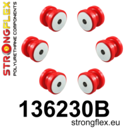 136230B: Zestaw tulei przedniego wózka Strongflex