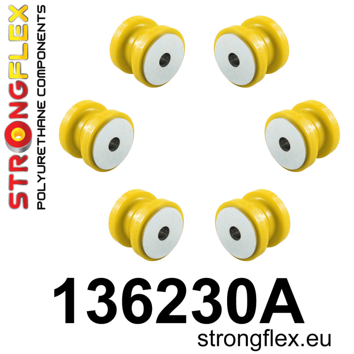 136230A: Zestaw tulei przedniego wózka SPORT Strongflex