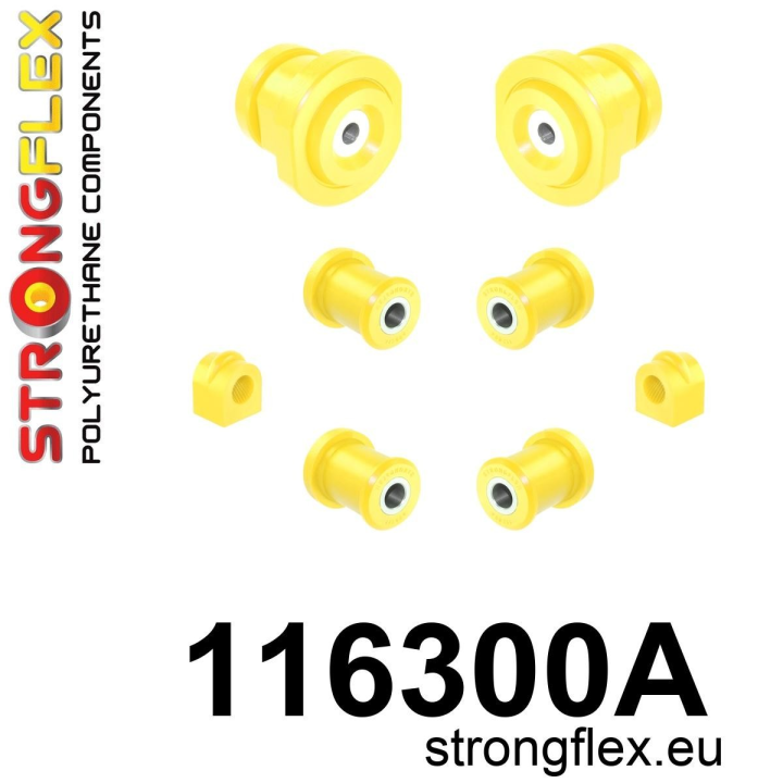 116300A: Zestaw tylnego zawieszenia SPORT Strongflex