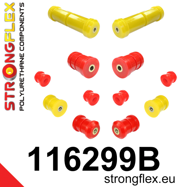 116299B: Zestaw przedniego zawieszenia Strongflex