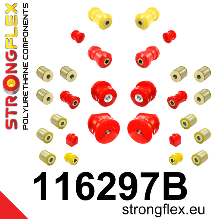 116297B: Kompletny zestaw zawieszenia Strongflex