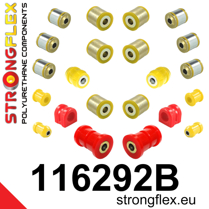 116292B: Zestaw tylnego zawieszenia Strongflex