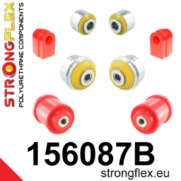 156087B: Zestaw przedniego zawieszenia i tylnej belki Strongflex