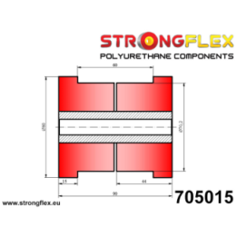 705015: Tuleja uniwersalna 70mm Strongflex