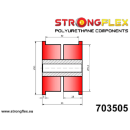 703505: Tuleja uniwersalna 70mm Strongflex