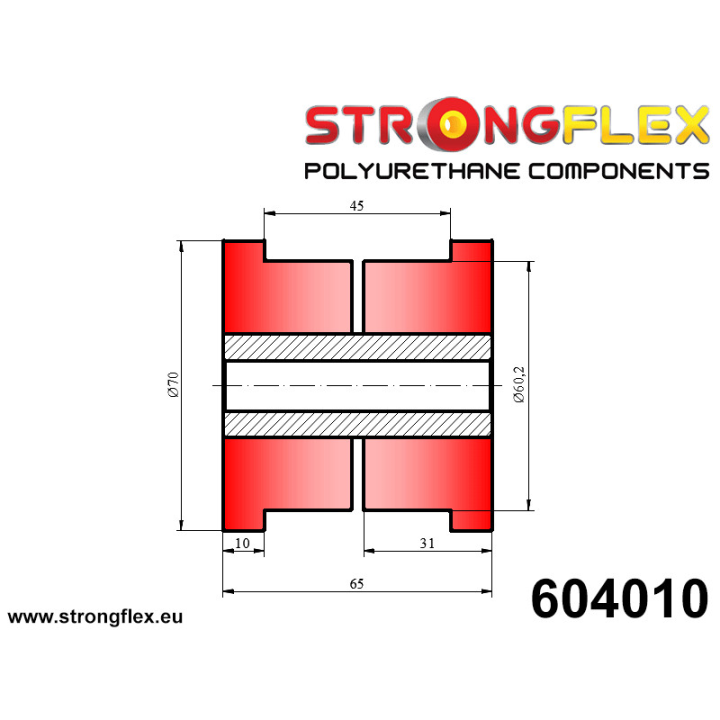 604010: Tuleja uniwersalna 60mm Strongflex