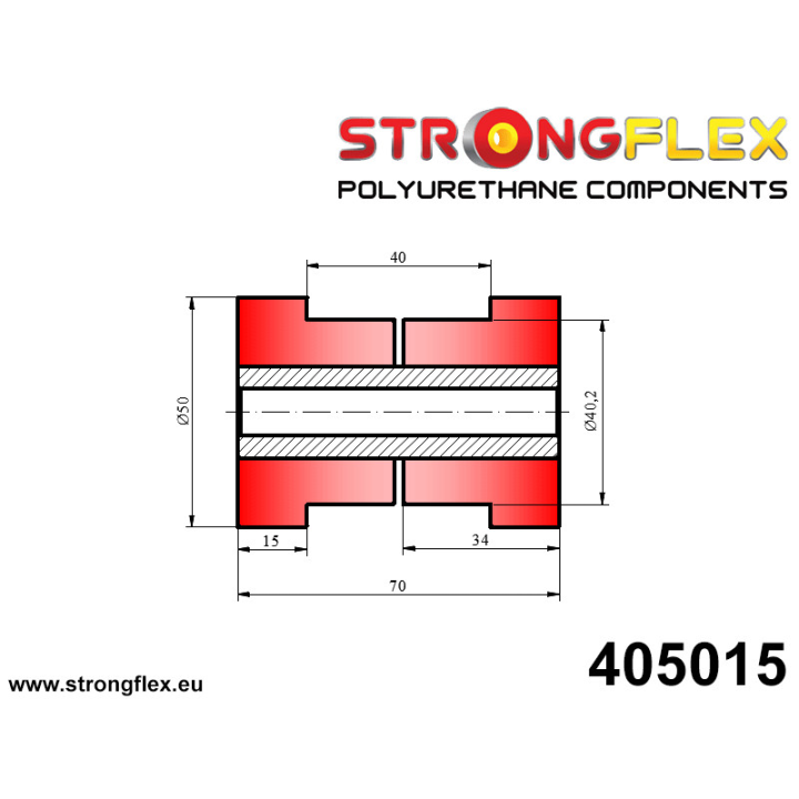 405015: Tuleja uniwersalna 40mm Strongflex