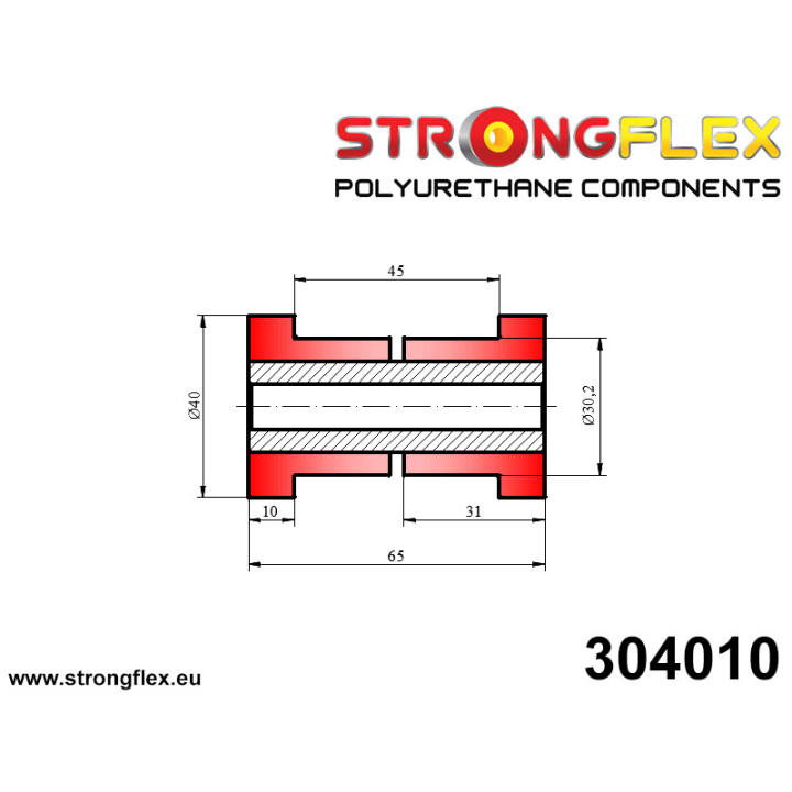 304010: Tuleja uniwersalna 30mm Strongflex