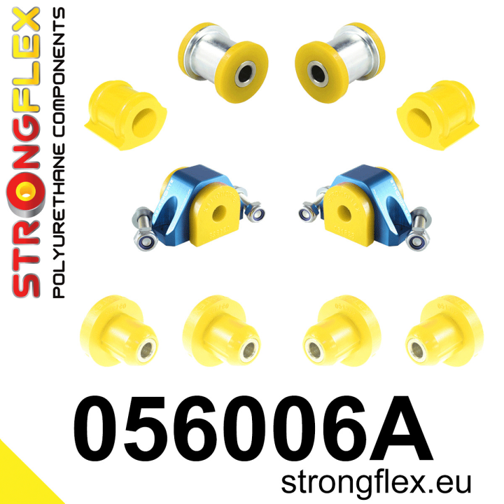 056006A: Zestaw przedniego zawieszenia i tylnej belki SPORT Strongflex
