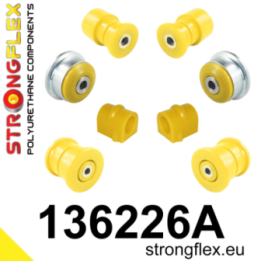 136226A: Zestaw zawieszenia przedniego i tylnej belki SPORT Strongflex