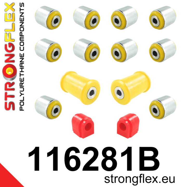 116281B: Zestaw zawieszenia tylnego Strongflex