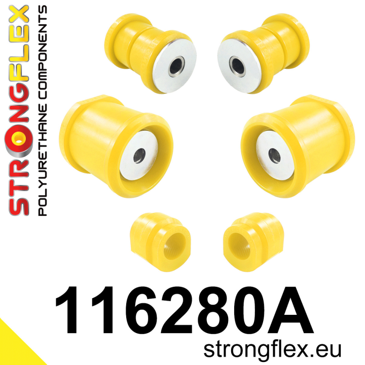 116280A: Zestaw zawieszenia przedniego SPORT Strongflex