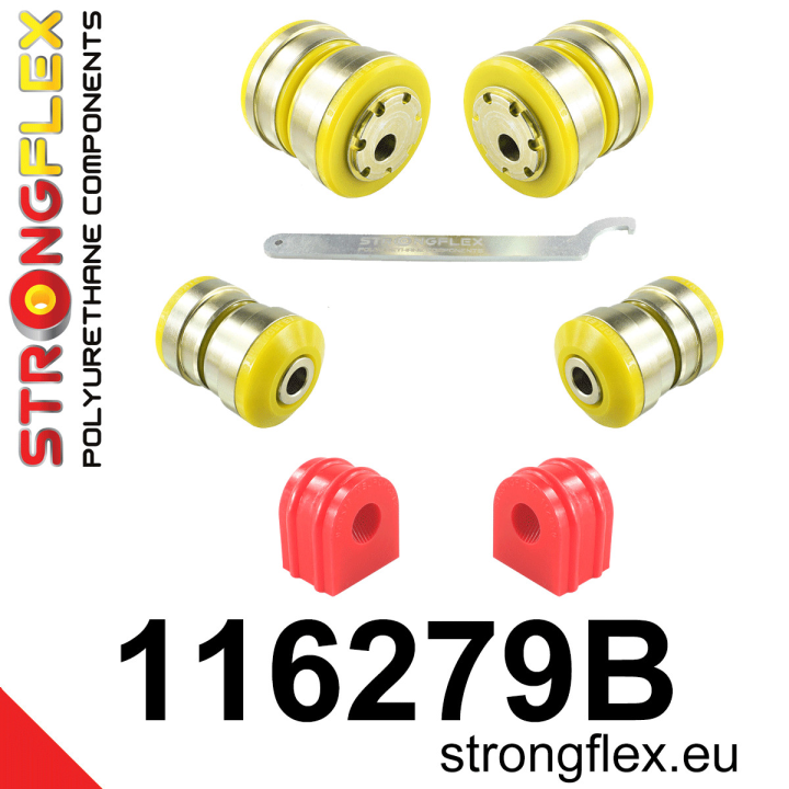 116279B: Zestaw przedniego zawieszenia Strongflex