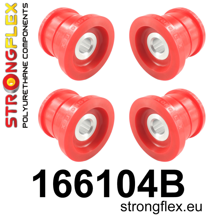 166104B: Zestaw tulei tylnego wózka Strongflex