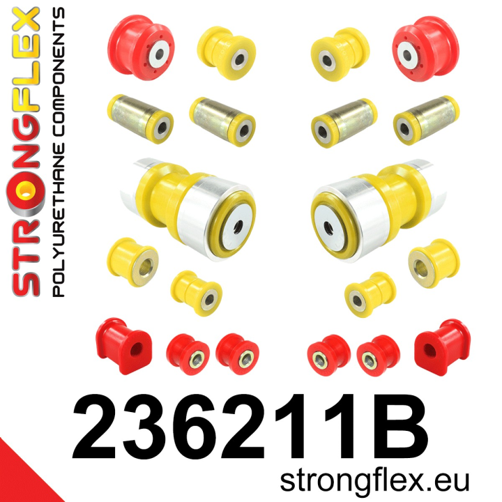 236211B: Zestaw zawieszenia tylnego Strongflex