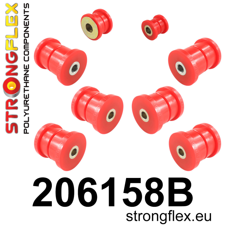 206158B: Zestaw zawieszenia tylnego Strongflex