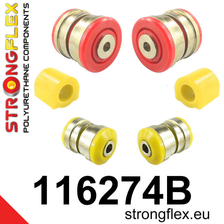 116274B: Zestaw przedniego zawieszenia Strongflex