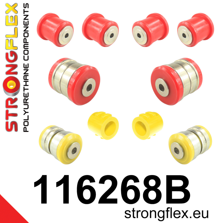 116268B: Zestaw przedniego zawieszenia Strongflex