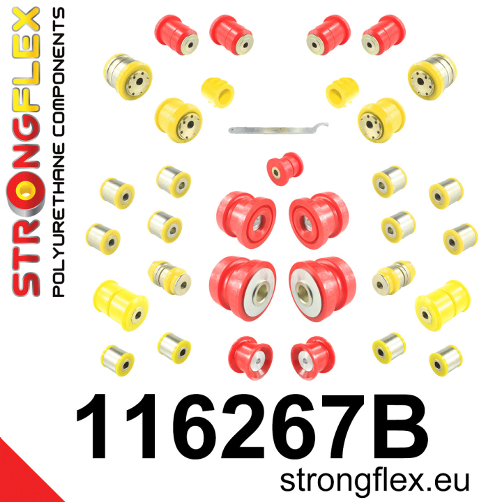 116267B: Kompletny zestaw zawieszenia Strongflex