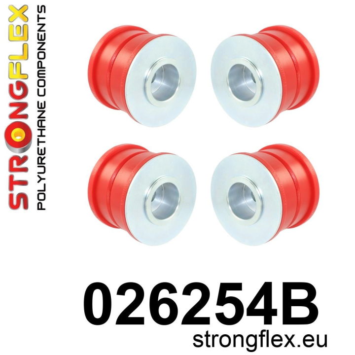 026254B: Zestaw tulei przedniego wózka Strongflex