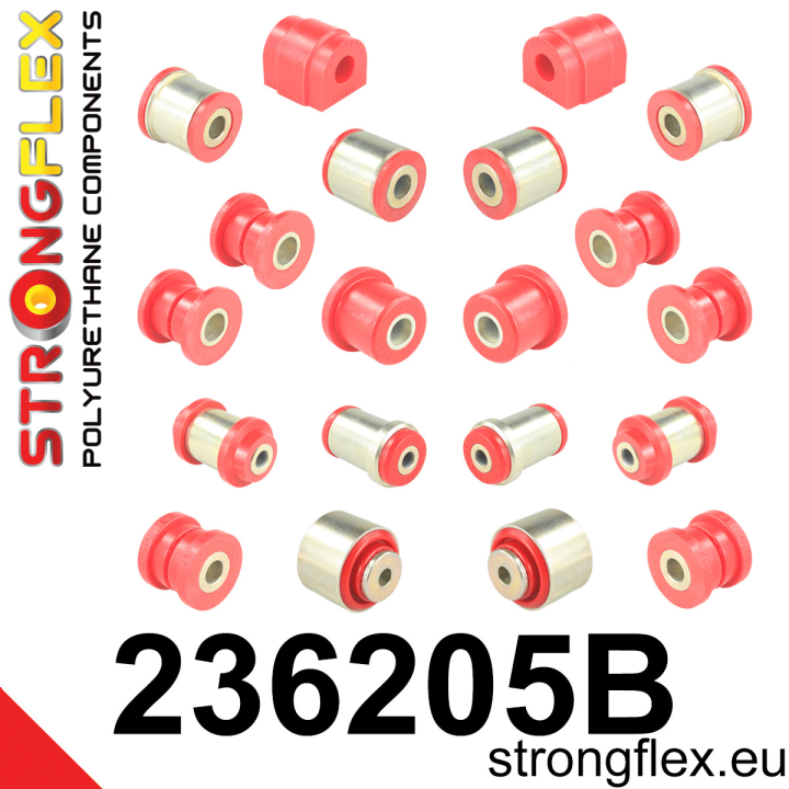 236205B: Zestaw zawieszenia tylnego Strongflex