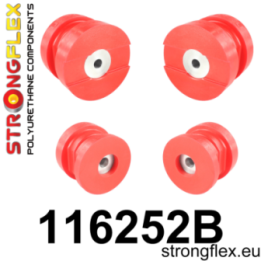 116252B: Zestaw tulei tylnego wózka Strongflex