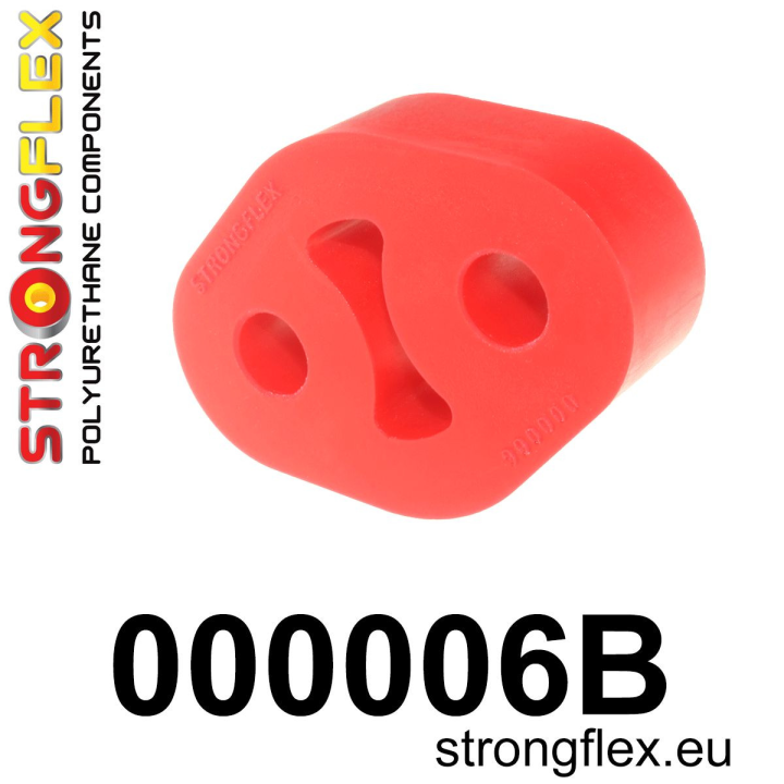 000006B: Wieszak tłumika 47mm Strongflex