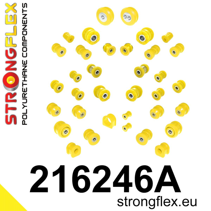 Strongflex 216246A: Kompletny zestaw tulei zawieszenia SPORT