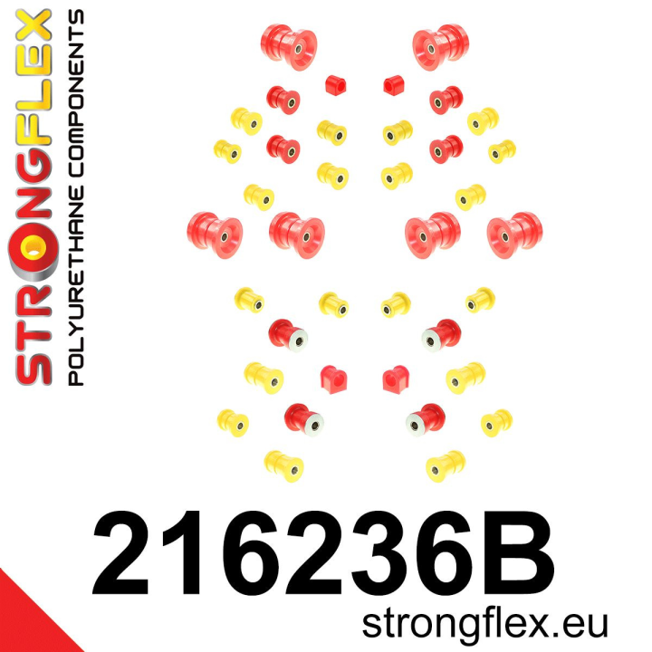Strongflex 216236B: Kompletny zestaw tulei zawieszenia
