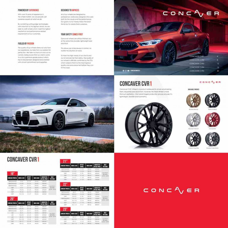 Katalog Concaver Wheels 2021