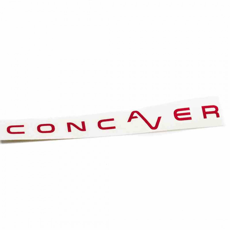 Naklejka Concaver Logo V1 15cm czerwona
