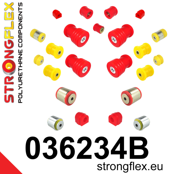Strongflex 036234B: Kompletny zestaw zawieszenia E39 Touring