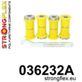 Strongflex 036232A: Zestaw niecentrycznych tulei wahaczy tylnych SPORT