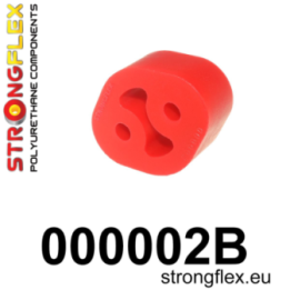 000002B: Wieszak tłumika 27mm Strongflex