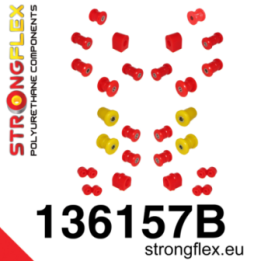 Strongflex 136157B: Zestaw poliuretanowy zawieszenia przedniego i tylnego