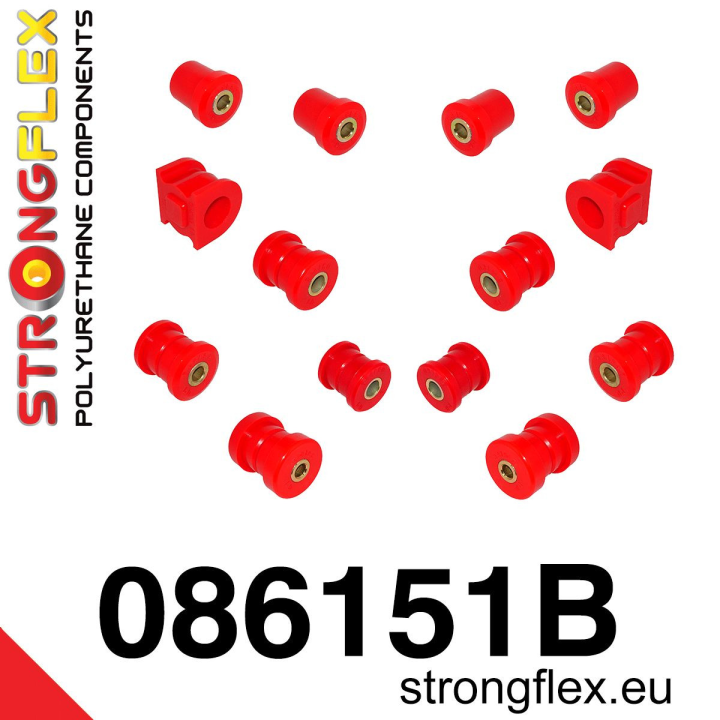 Strongflex 086151B: Zestaw poliuretanowy tylnego zawieszenia AP1