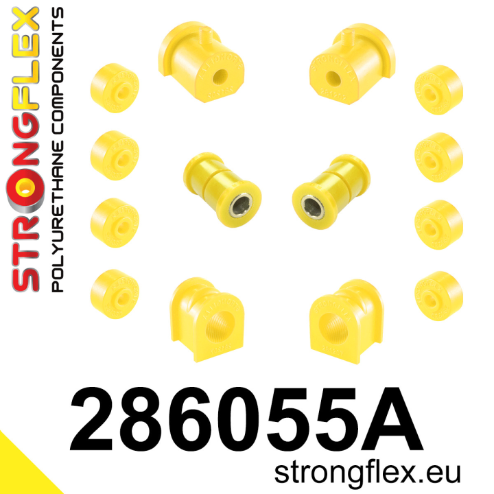 Strongflex 286055A: Zestaw poliuretanowy przedniego zawieszenia SPORT