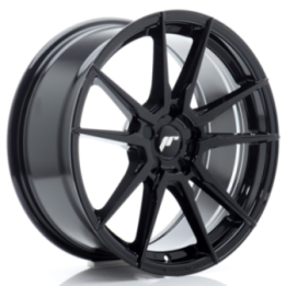 JR Wheels JR21 18x8 ET20-40 5H BLANK Gloss Black