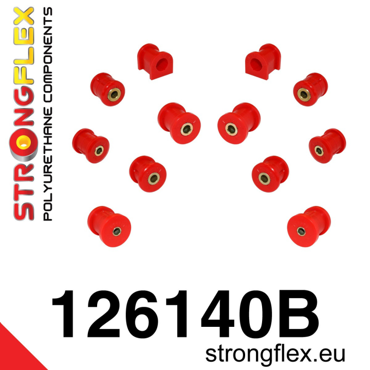 Strongflex 126140B: Zestaw tulei zawieszenia tylnego