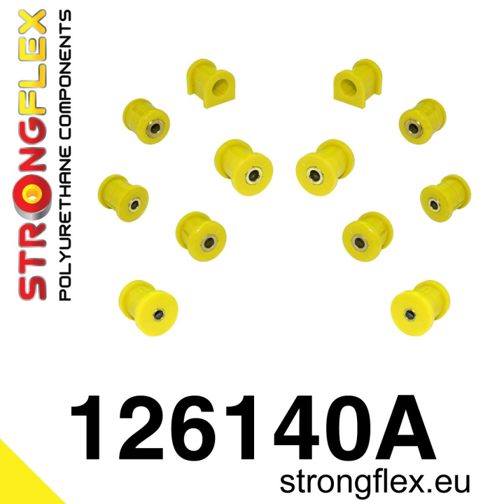 Strongflex 126140A: Zestaw tulei zawieszenia tylnego SPORT