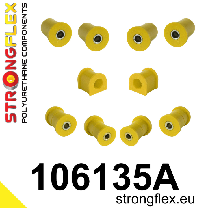 Strongflex 106135A: Zestaw poliuretanowy zawieszenia przedniego SPORT