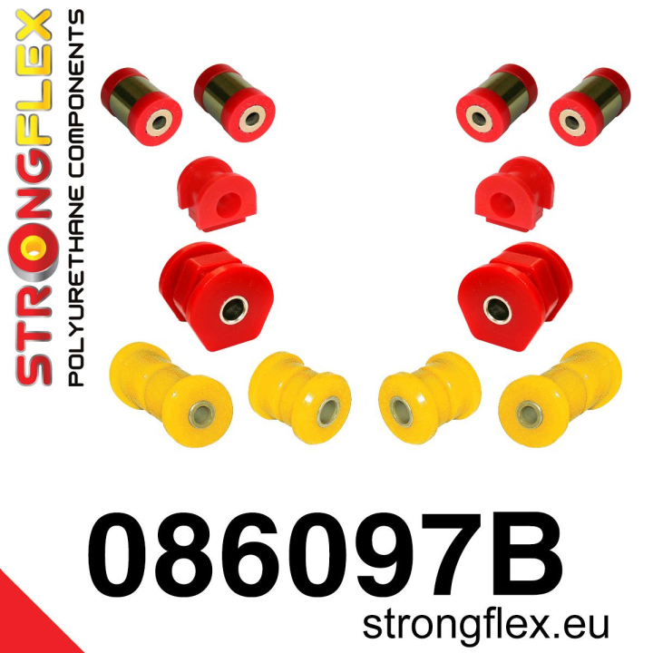Strongflex 086097B: Zestaw poliuretanowy zawieszenia przedniego