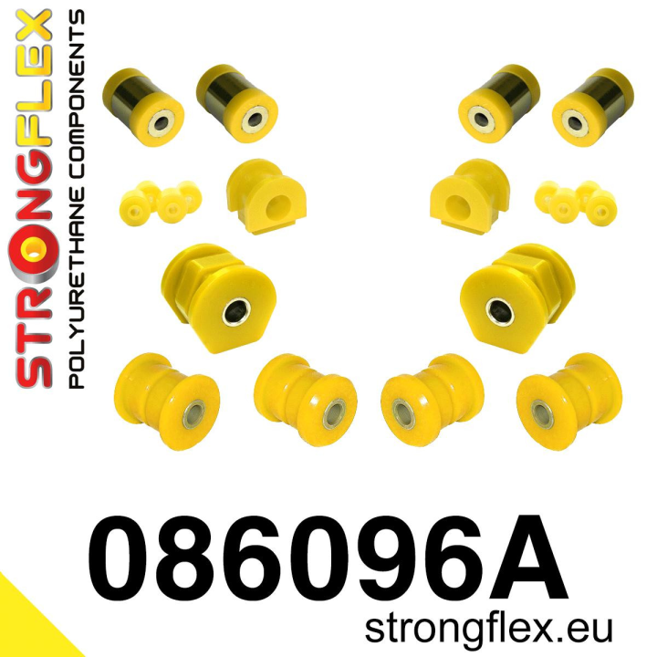 Strongflex 086096A: Zestaw poliuretanowy zawieszenia przedniego SPORT