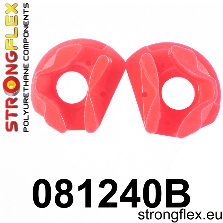 081240B: Wkładki tylnej poduszki silnika Strongflex