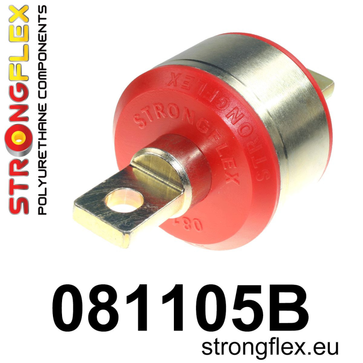 081105B: Tuleja tylnego wahacza wleczonego tzw. Duży cukierek Strongflex